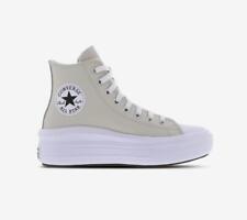 CONVERSE CHUCK TAYLOR ALLSTAR MOVE PELLE RAGAZZA PLATFORM BEIGE A04254C