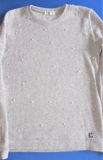MAGLIA COCONUDINA CON PERLINE MADE IN ITALY taglia 42