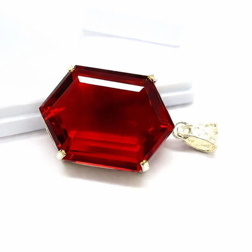 Naturale rosso rubino - rosso,