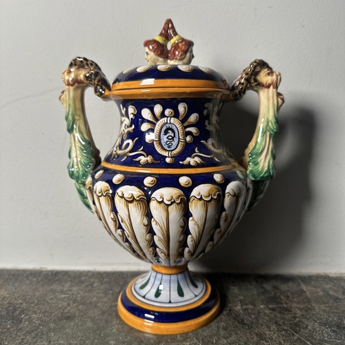 Urna con coperchio - in, ceramica