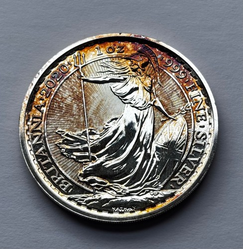 Argento oz britannia - £2, 1