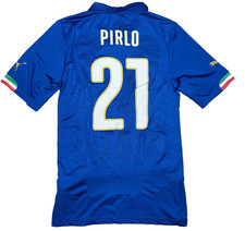 maglia calcio vintage Italia PIRLO World Cup 2014 Brasil home PUMA player issue