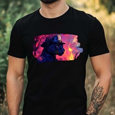 T-shirt uomo pantera come