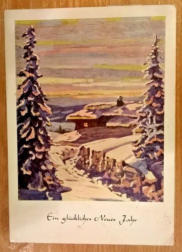 Cartolina natale vintage - natale,