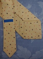 CRAVATTA TIE 7 fold -(7 pieghe) BULGARI Davide Pizzigoni made in Italy New! rare