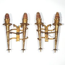 Coppia di applique vintage