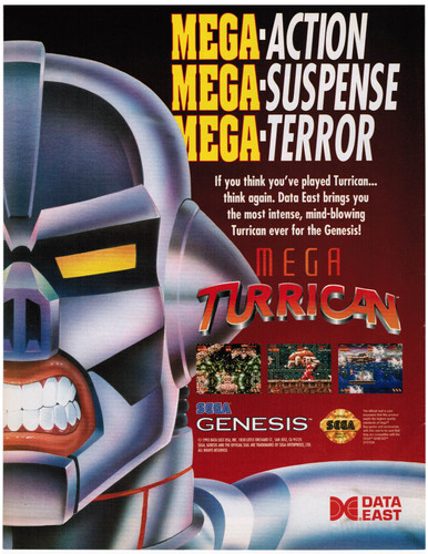 1993 data east - 1993, turrican