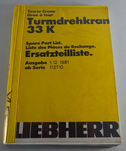 Catalogo ricambi liebherr gru - liebherr,