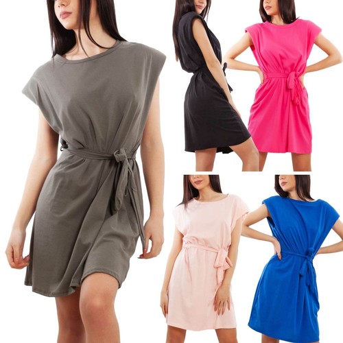 Vestito corto donna - , spalline