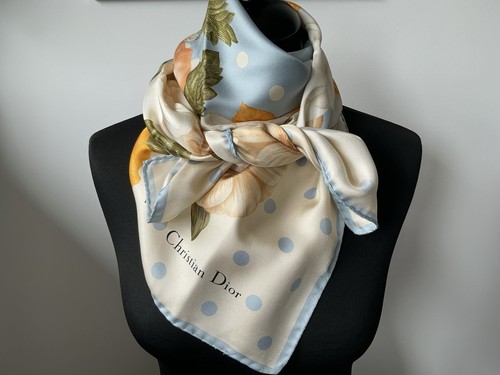 Superbe foulard dior vintage - dior,