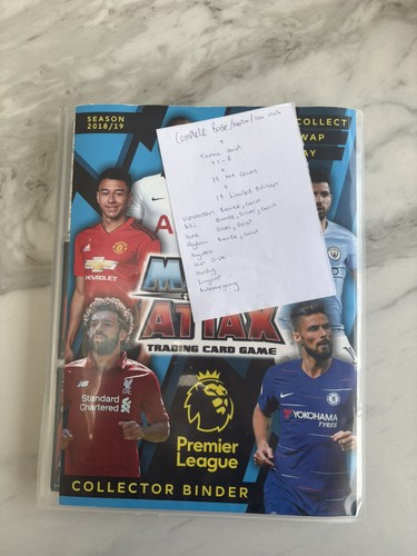 Topps match attax - match, 2018/19