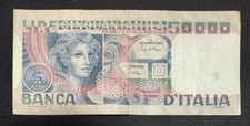 50000 LIRE VOLTO DI DONNA