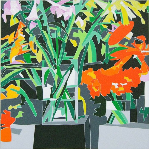 Ugo nespolo floreale - ugo,
