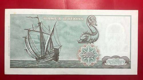 5000 lire 000 colombo - 5000, 1