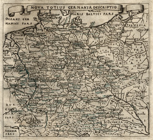 Germania originale incisione - germania,