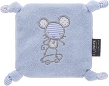 Cuscino Caldo Microonde per Coliche Neonato Topo Azzurro con Fodera 6390651 Fash