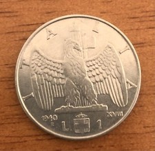 Moneta 1 Lira Vittorio