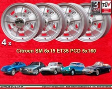 4 x cerchi Citroen SM ID DS