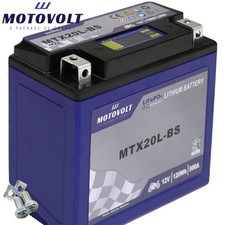 Batteria per CF Moto CForce 500 2015 motoVolt Litio MTX20L-BS / YTX20L-BS