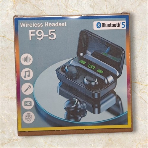 Auricolari wireless led - f9,