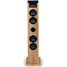 Altoparlante a torre - THOMSON - Nero/Legno - Bluetooth/CD/USB/SD, 60W, Radio FM