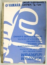 YAMAHA WR426F WR400F Manuale