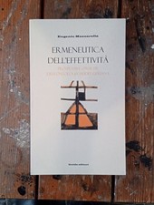 Eugenio Mazzarella Ermeneutica