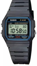 Orologio CASIO F-91W Uomo Donna Unisex VINTAGE Silicone Nero Classico Sveglia