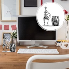  3 PEZZI Portapenne Metallo