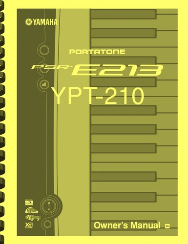 Yamaha psr e213 - psr-e213, ypt-210