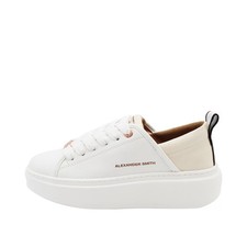 ALEXANDER SMITH - Sneakers bianca e beige
