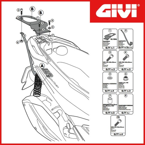 Portapacchi monolock givi - [givi],