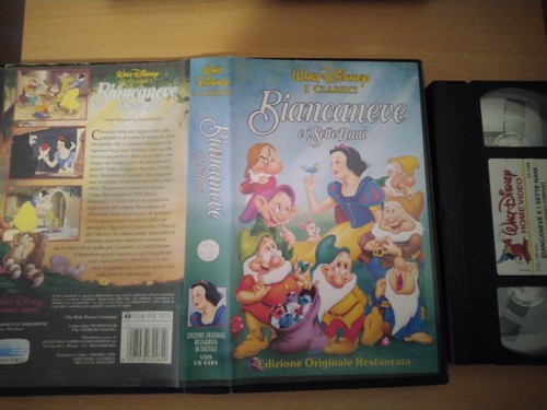 Biancaneve sette nani vhs - i,