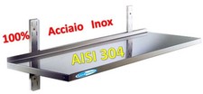 Mensola in acciaio inox 100%
