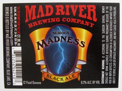 Mad river brewing serious - mad,
