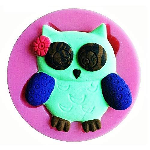 Stampo silicone gufo fiocco - silicone,