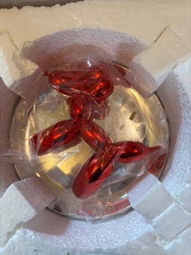 Scultura jeff koons red - scultura,