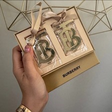 Portachiavi Burberry metallo