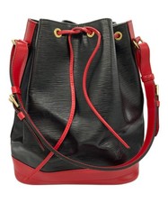 Borsa a tracolla Louis Vuitton / Noe / nera x rossa