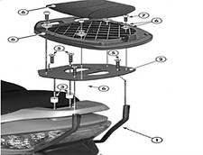 Staffe supporto bauletto - staffe,