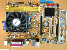 ASUS  - (SKT AM2) M2N-MX SE PLUS + CPU+MASCHERINA -FUNZIONANTE