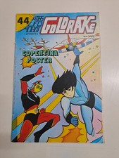 ATLAS UFO ROBOT GOLDRAKE NUMERO 44, EDIZIONI FLASH 1979,COMPLETO DI POSTER