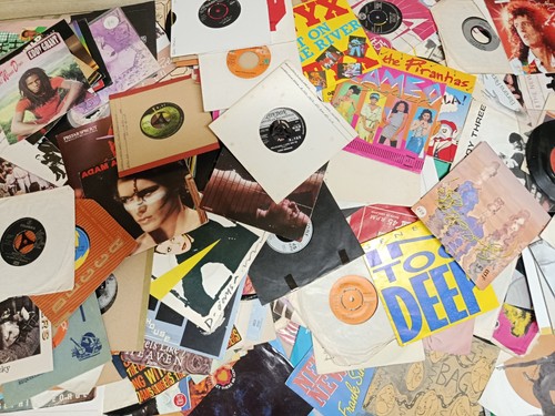 Vinyl records singles - vinyl,