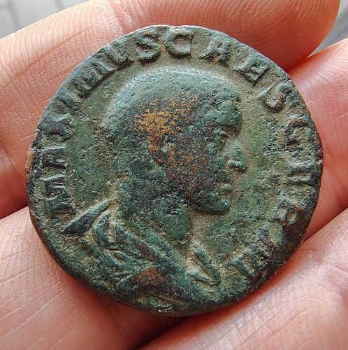 Sesterzio massimo cesare - di,