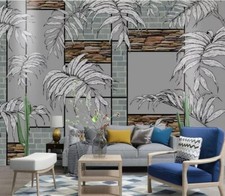 Carta da parati 3D dipinta a