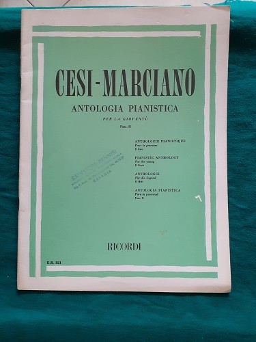 Antologia pianistica per - antologia,