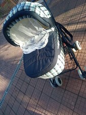 baby pulman bimbi bambino passeggino ruote azzurro blu navicella ovetto carrozz