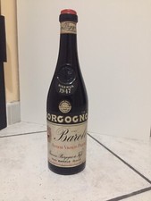 Bottiglia vino borgogno - bottiglia, 1947