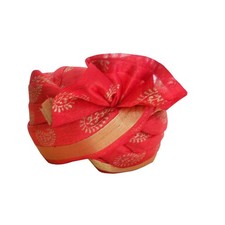Cappello Uomo Banarasi Seta Safa Sherwani Pagri Tradizionale Sposo Turbante...
