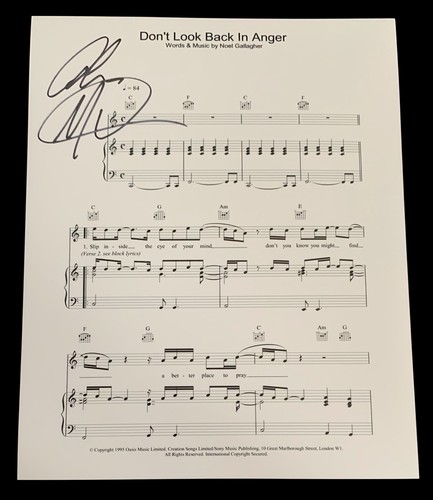 Signed oasis alan - oasis, mcgee